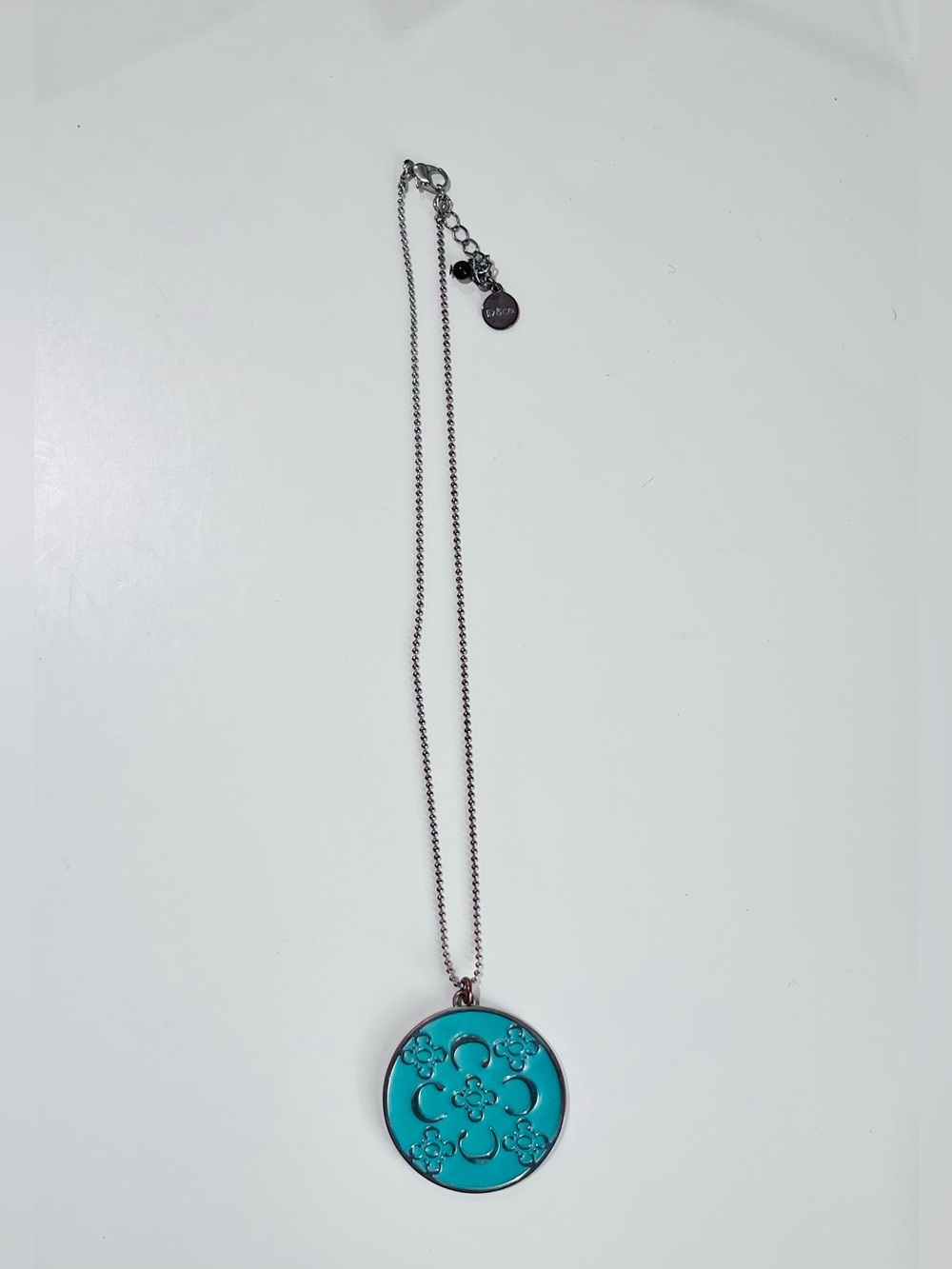 Liz&Co Turquoise Floral Pendant Necklace - Women Jewelry